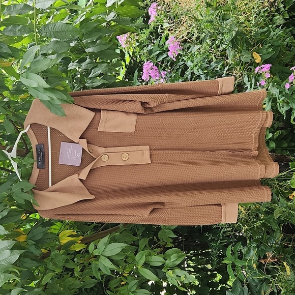 MAVERICK, Women's Fall Overside, Pullover Brown Caramel, Boxy Fall, Winter Top - Picture 2 of 8